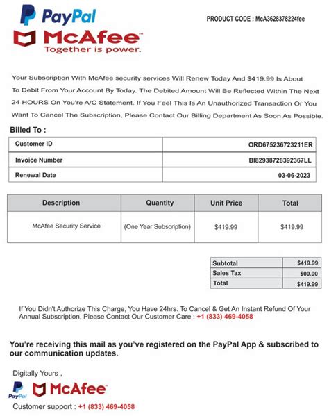 paypal mcafee invoice|PayPal Users: Here’s What You Need to Know About the New.